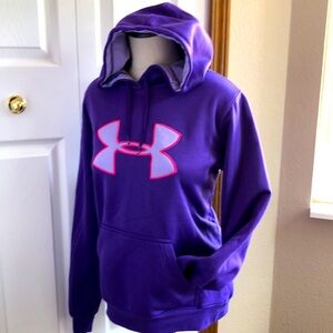Under Armour Kangaroo Pocket Hoodie- Purple